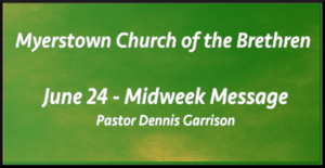 June 24- Midweek