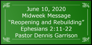 June 10 - Midweek
